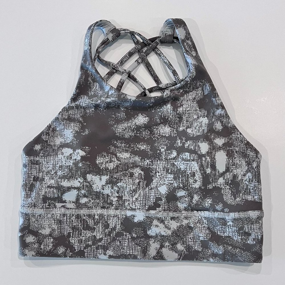 LuLuLemon Free to Be High-Neck Longline Bra - Size 8